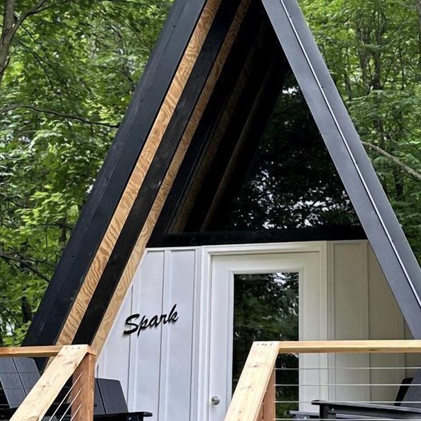 Charming A-Frame Cabin for a Relaxing Glamping Getaway Surrounded by Nature near Canandaigua Lake, New York