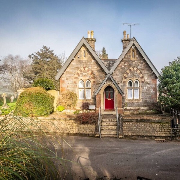 Charming character lodge in cemetery grounds