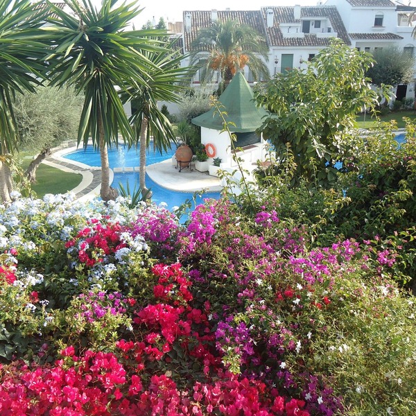 charming, quiet , white house in the center of Marbella