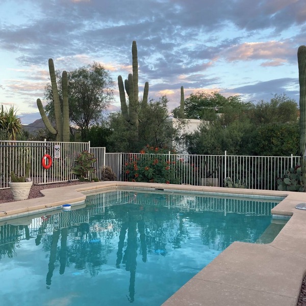Charming Southwest-Style Home with Pool, Birds & Wildlife plus Mountain Views