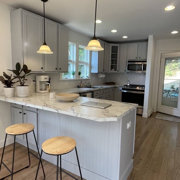 Charming spacious 1933 newly renovated private home. Walk to trails