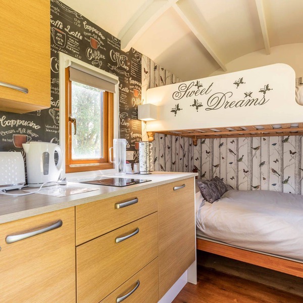 Cheviot Shepherd Hut | a glamping shepherds hut perfect for a small family with children