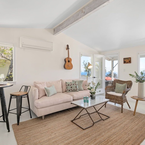 Chic Summerland Getaway! Ocean Views, Elevated Interior, and More!