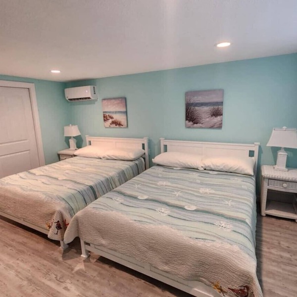 Coastal 1BR – Bayfront Views, Porch, Fishing & Walkable Lighted 1.5-Mile Seawall