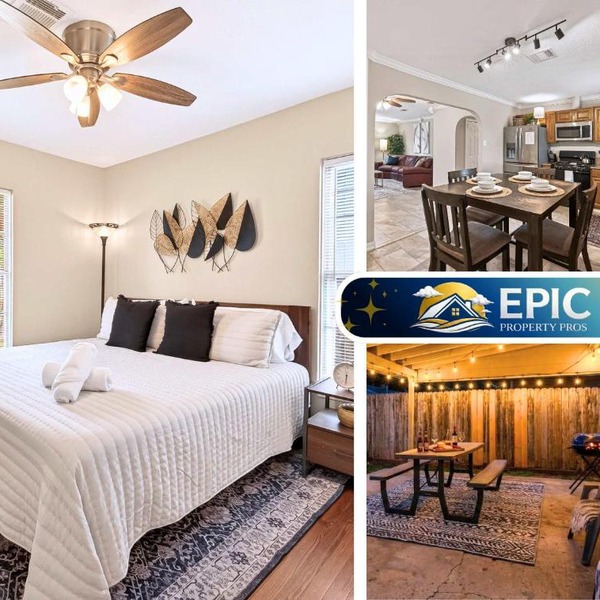 Comfortable 3BR Home with Backyard for BBQs