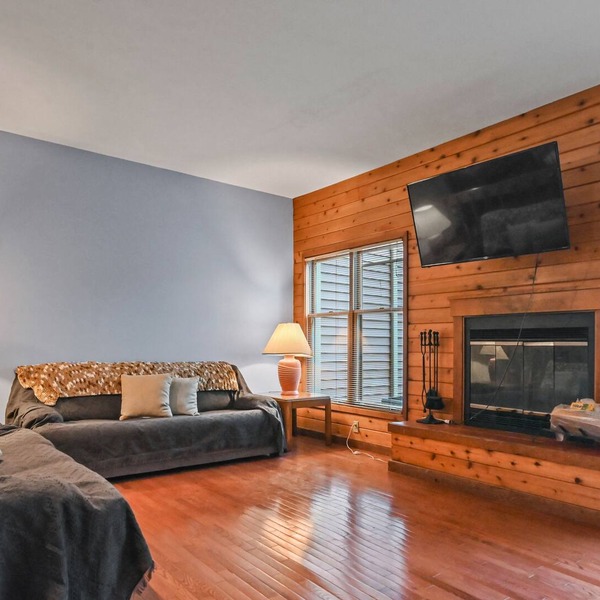 Comfortable condo with fireplace, central AC, & washer/dryer - snowbirds OK