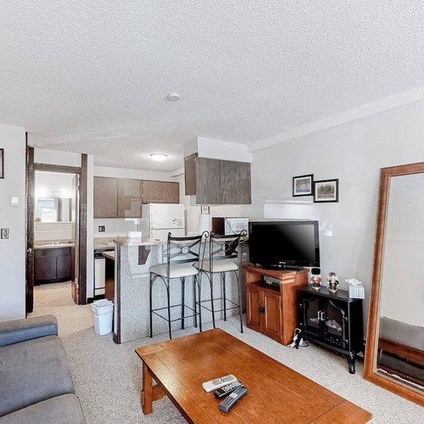 Comfortable ground-level studio w/mountain views -walk to the bus stop