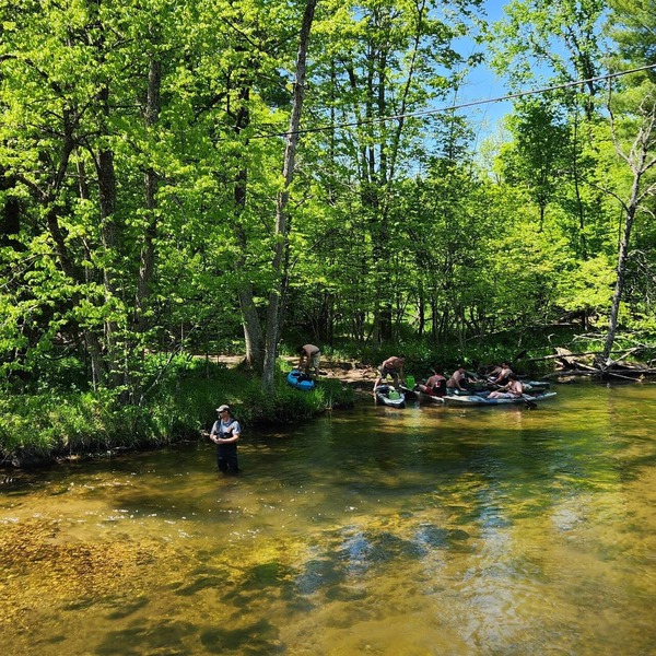 Completely remodeled cabin on 18 acres - across from Little Manistee River!