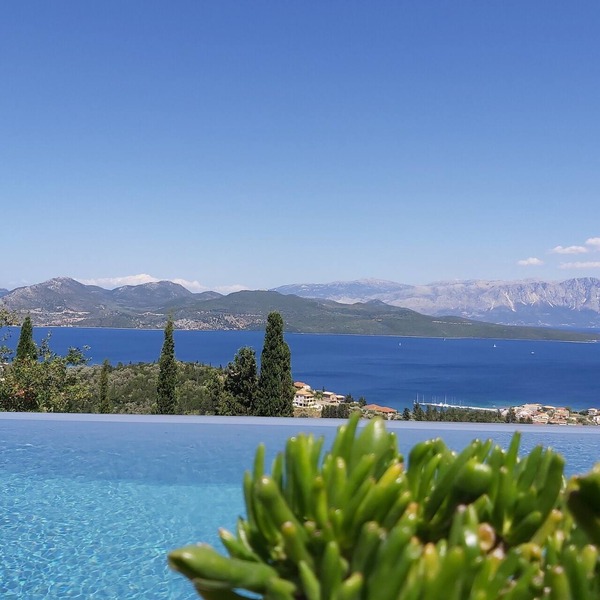 Costa Emmelia Luxury Villa with panoramic sea view and infinity pool!
