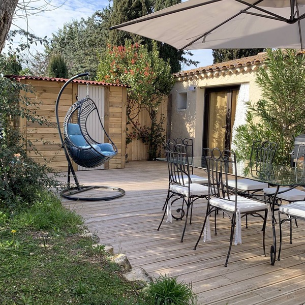 Cosy flat - charming T2 private garden in the countryside. very quiet and bright