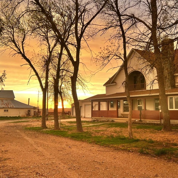Country life secluded in an all original Victorian home. Breathtaking porch view