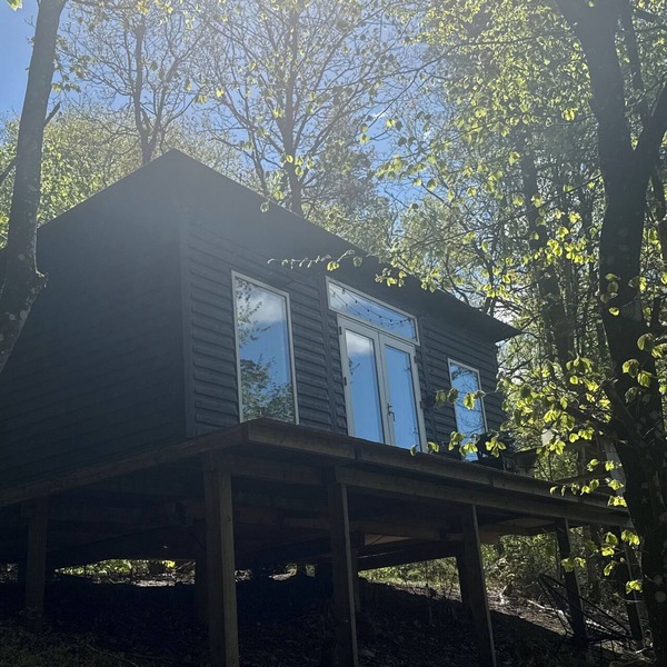 Coziest (note primitive) wooden cabin close to the sky mountain in the middle of the forest