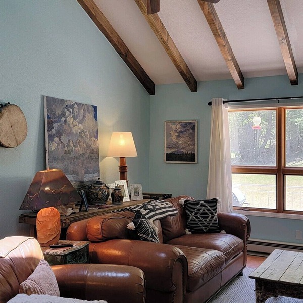 Cozy Condo for 6 with wooded back patio & grill. 1 mile to town square.