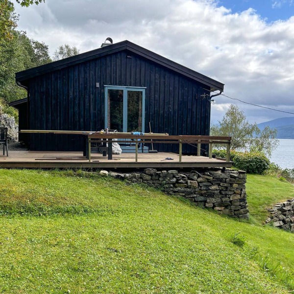 Cozy home in Stangvik with house sea view