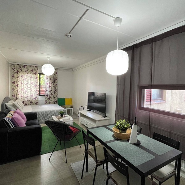 Cozy studio in beautiful Vantaa with fitness room