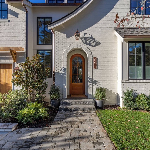 Custom home with Pickleball court