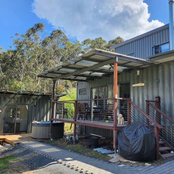 Delightful 3-4 BR 2Bath Container Home with views