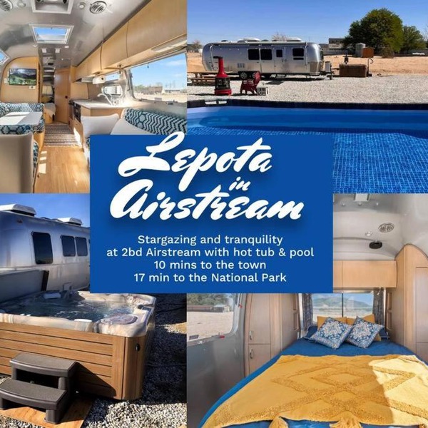 Desert Delight 2 Bedroom Glamp Airstream