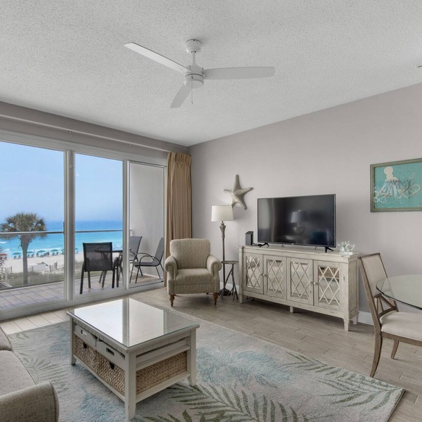 DIRECT OCEANFRONT! No streets to cross! Unobstructed views! Sterling Sands 211