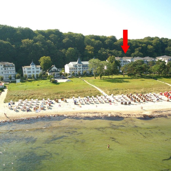 Directly on the beach promenade, balcony with sea view - Aparthotel Ostsee FeWo 35