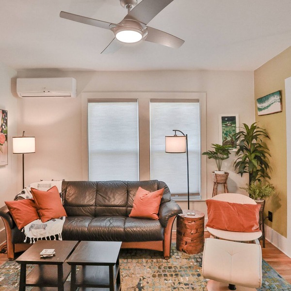 Dog-Friendly Second-Floor Retreat with WiFi, Private Patio, & Great Location