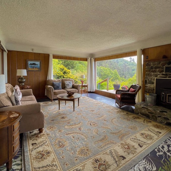 Dog-friendly, waterfront home with ocean views, private hot tub & deck