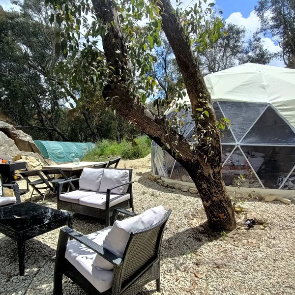 Dome Solar Studio Escape Set in native forest high in the Blue Mountains. Enjoy