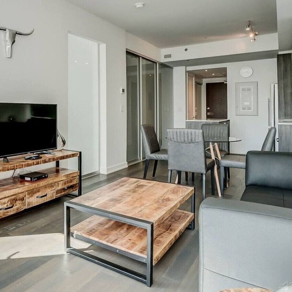 Downtown 2BR Gem with Balcony and Skyline Views