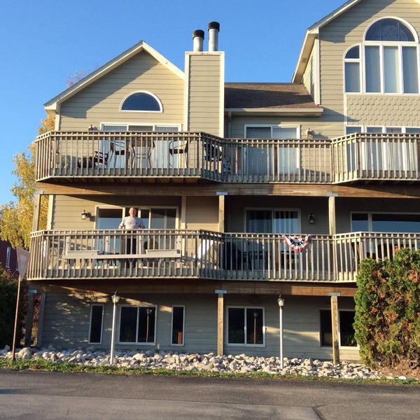 Downtown Frankfort Condo overlooking Betsie Bay