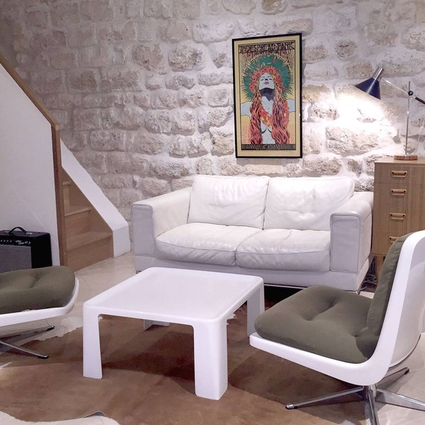 Duplex (ground floor and 1st floor - 2 bedrooms 2 bathrooms) -Center- Le Marais