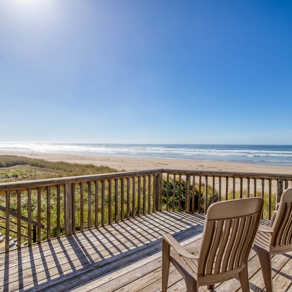 Easy-Going Fun in this Five-Bedroom Oceanfront Home with Private Beach Access