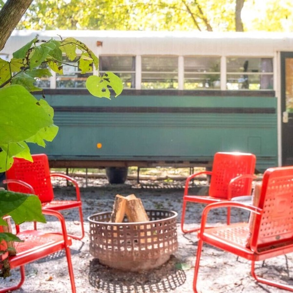 Emerald Gypsy Skoolie. a Quirky Chic School Bus
