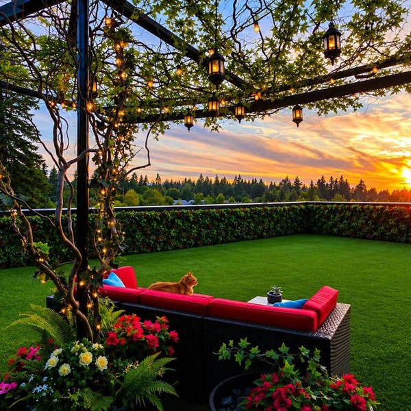 Enchanted Rooftop Escape | Beautiful Sunsets