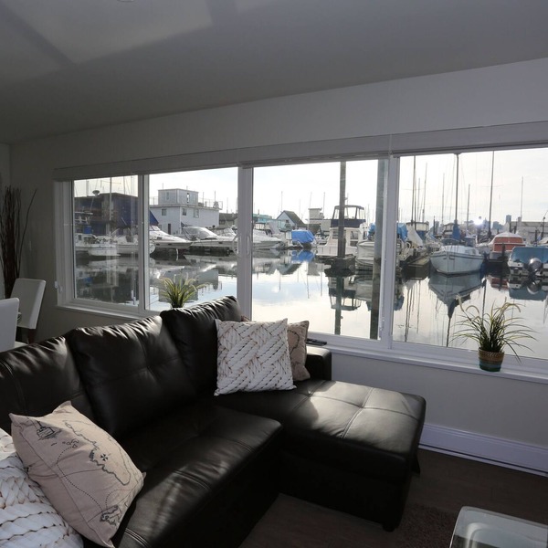 Encounter paradise at the oceans edge in a high-end floating home! Pets welcome.