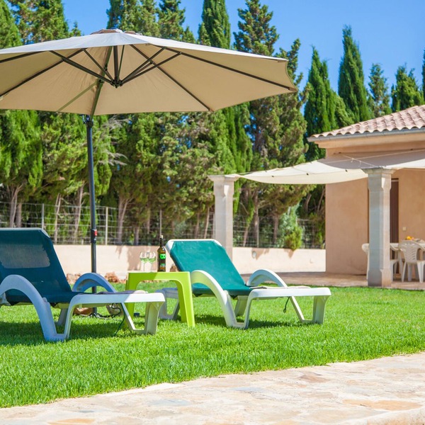ES MITJA DAVALL - Villa with private garden in Sencelles. Free WiFi