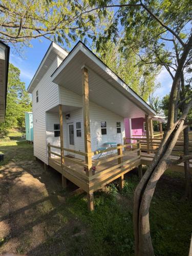 Euro Style Tiny Home with Deck