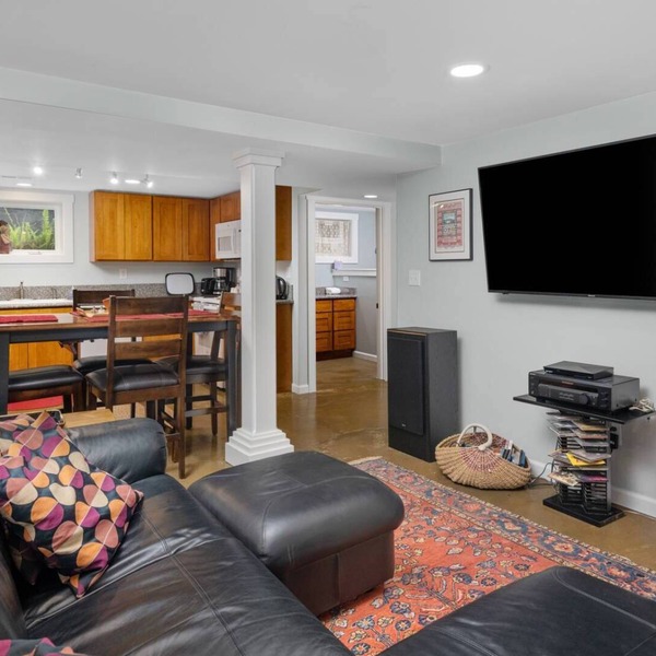 Exceptional Daylight Basement Location, Private Entrance, Cozy Patio Area w/ BBQ, Close 2 Everything