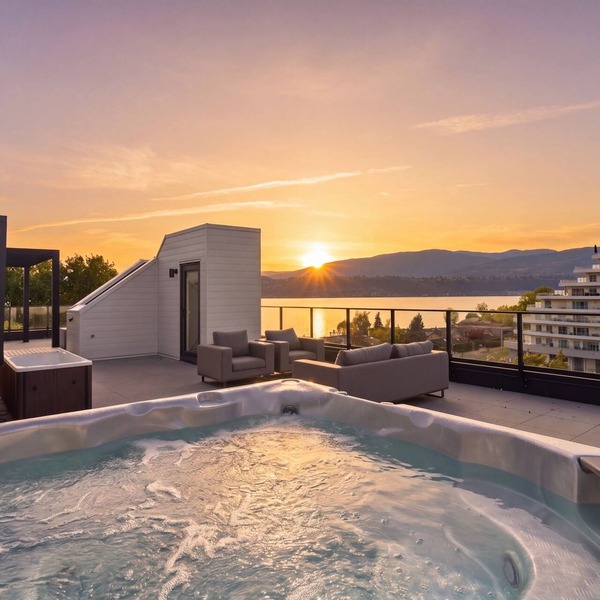 Exclusive Okanagan Beachfront Oasis I 3BR Penthouse Condo in Kelowna