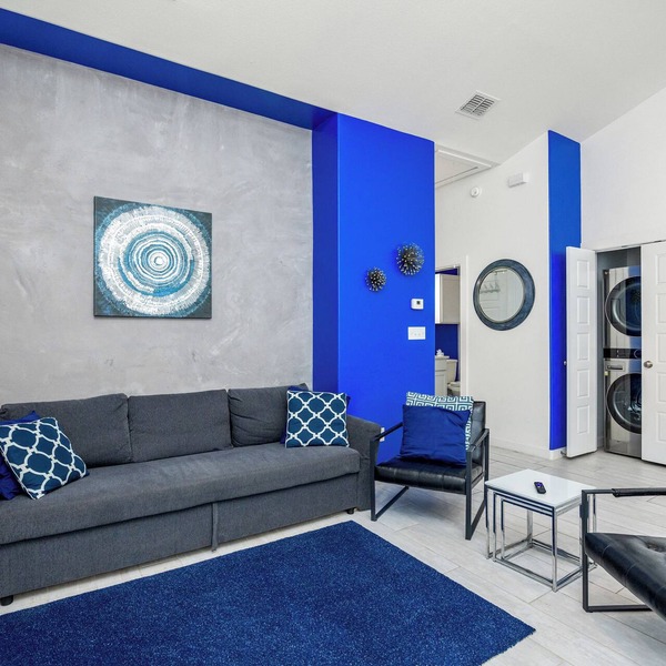 Experience a ‘blu-tiful’ retreat: Pet-Friendly, Private Patio, Pool & More