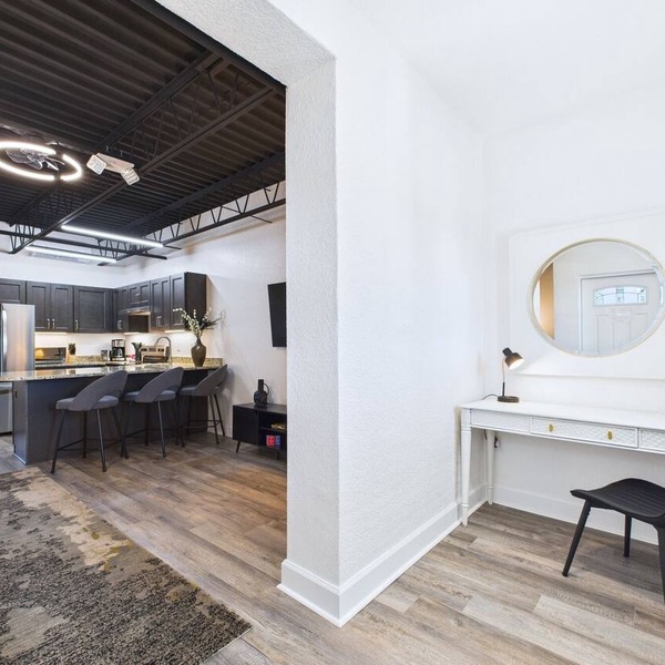 Experience modern elegance at Mangrove Lofts—steps from Port Canaveral and minutes to Cocoa Beach. Enjoy sleek design, premium comfort, onsite cruise parking avail, easy access to beaches, and rocket launch views from inside unit!