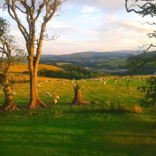 Fabulous open views over Dufftown