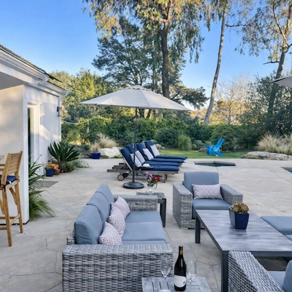 Fantastic 4-bedroom house plus Cabana in tranquil Montecito