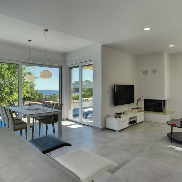 Fantastic new villa with private pool, air conditioning, wifi of a sauna and beautiful sea view