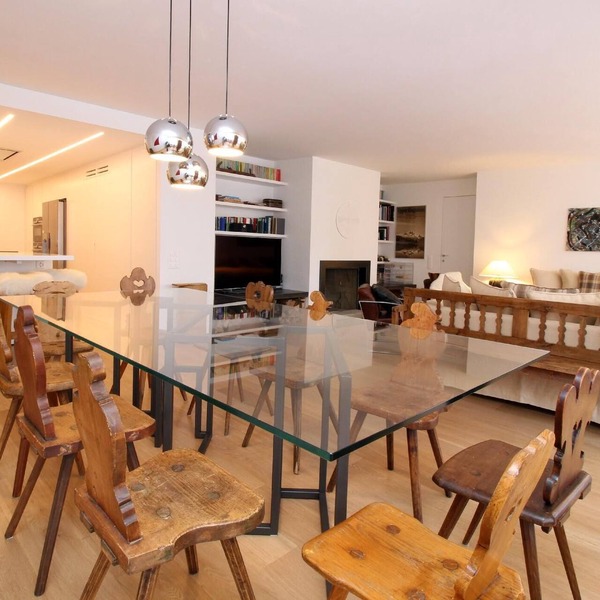Fantastic view with stylish living in the center of St. Moritz