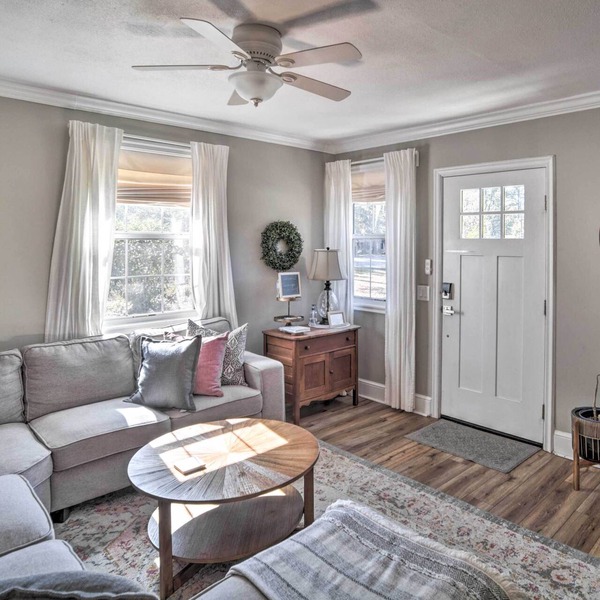 Fire Pit + Yard: Charming Port Royal Home!