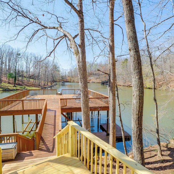 Fish, Boat & Hike: Lakefront Home w/Game Room!