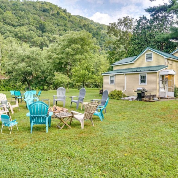 Fishing & Kayaking: Creekside Sinnemahoning Home!