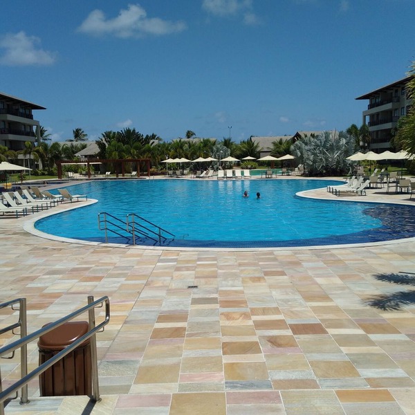 Flat in the beachfront building, Class Ecolife, Muro Alto, 3 bedrooms, ground floor, facing the pool.