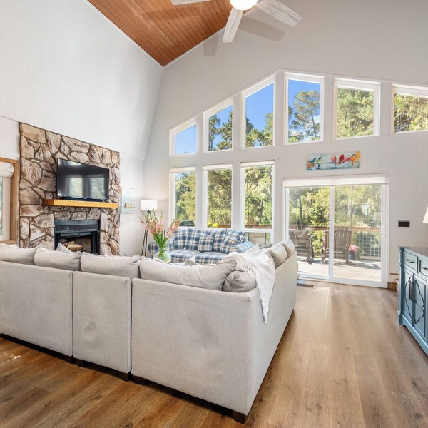 Forest Home with Deck, EV Charger, King Beds