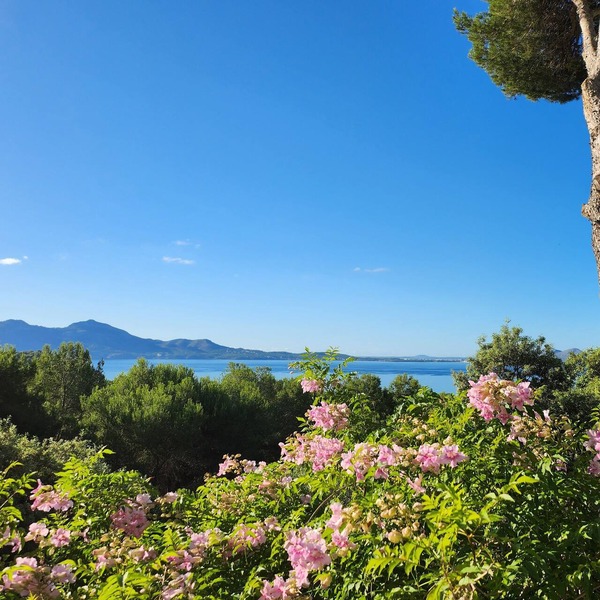 Formentor La Closerie 2 to 4 persons. Panoramic sea view, beach access on foot.